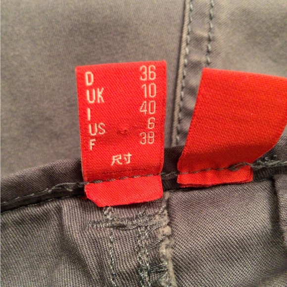 ESPRIT Slate Blue-Grey Straight Cotton Pants - US 6 *BUNDLE OFFER* - Picture 7 of 7